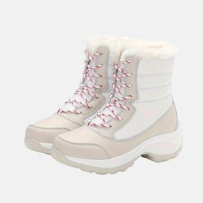 Bottes D’Hiver Avec Pelsfôr Pour Femmes Vanntette Et Sklisikre Pour Confort Et Sécurité Women Shoes Electro Paris Blanc 33