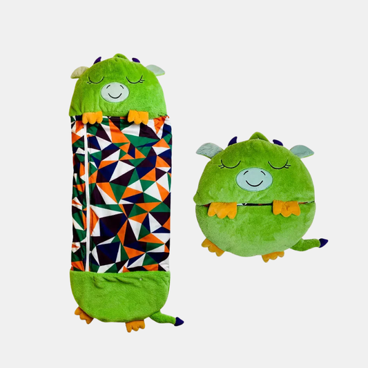 Sac De Couchage Enfant 2 En 1 – Doux, Pliable Et En Forme D’Animal Nap pillow Electro Paris Dragon 135 x 50cm