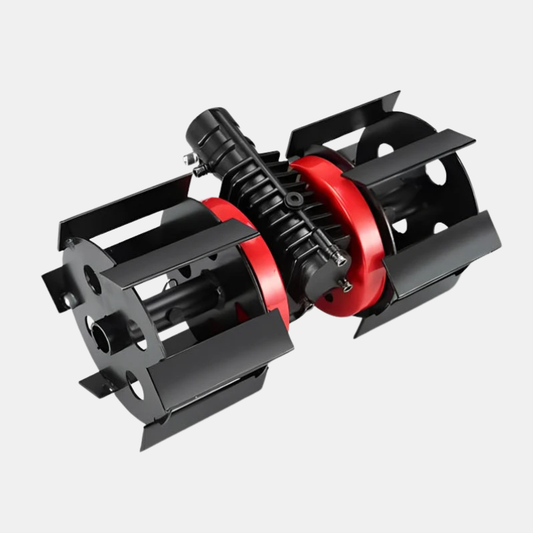 Roue De Jardinage Pour Retourner Le Sol Et Faciliter Le Désherbage Avec Mécanisme Léger Et Durable Weed trimmerr Electro Paris Rouge