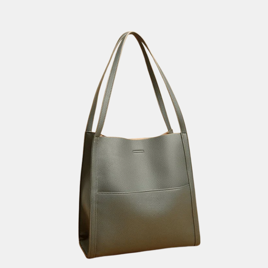 Sac à Main en Cuir Synthétique Élégant Pour Bureau, Voyage Et Quotidien Women's bag Electro Paris Vert