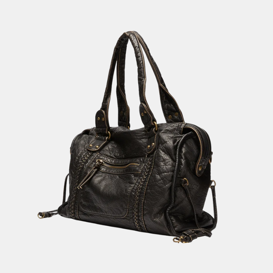 Sac À Main Noir Pour Les Cours – Élégance Rétro Et Praticité Moderne Women's bag Electro Paris Noir