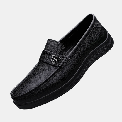 Mocassins En Cuir Véritable Bertucci Pour Un Style Élégant, Confortable Et Durable Shoes for Men Electro Paris Noir 40