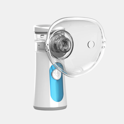 Nébuliseur Portable Pour Adultes Et Enfants Avec Technologie Ultrasonique Pour Soulagement Respiratoire Rapide Nebulizer Electro Paris Blanc