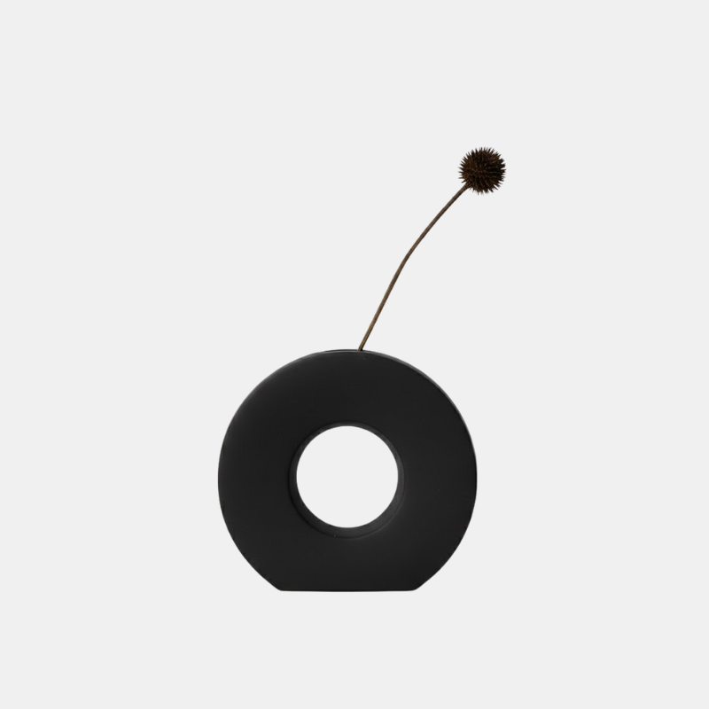 Vase Décoratif Moderne Au Design Élégant Pour Sublimer Vos Intérieurs Vases Electro Paris Noir