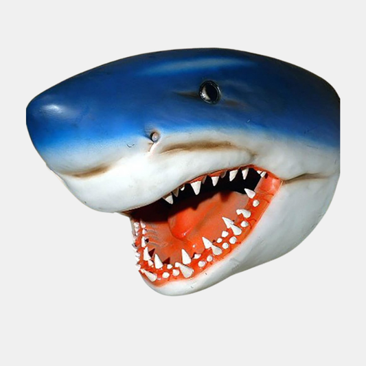 Sculpture De Requin Bleue Résistante Aux Intempéries Pour Jardin Terrasse Et Décoration Extérieure Black Friday Deal Garden Decor Electro Paris Bleu