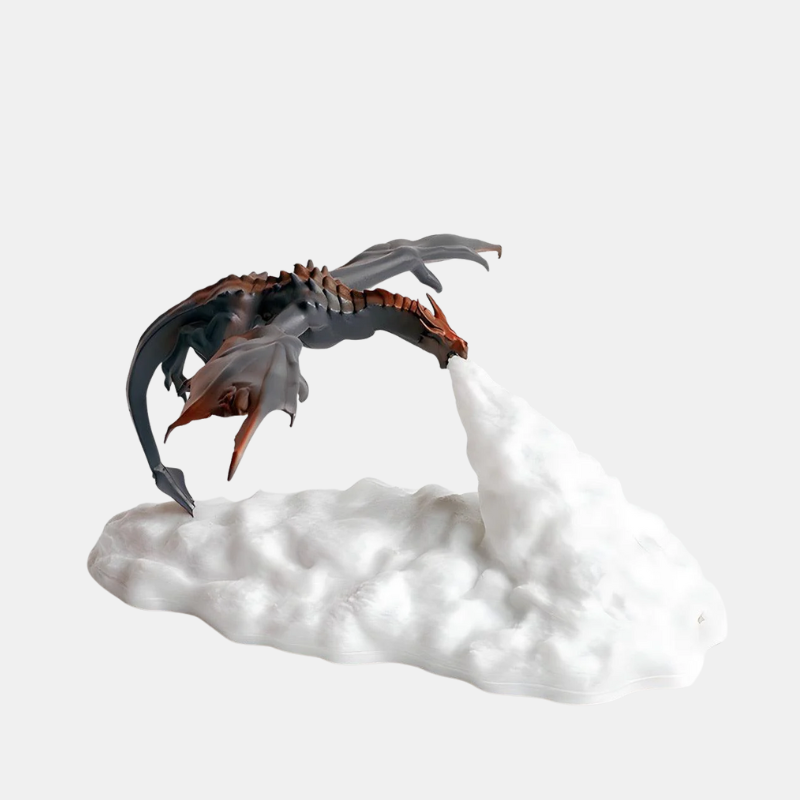 Lampe Dragon Sculptée Avec Éclairage Ambiant Pour Décorations Mystiques Et Intérieurs Envoûtants Table Lamp Electro Paris
