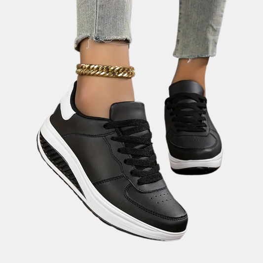 Baskets Confortables Et Respirantes Pour Femme Avec Semelle Souple Et Soutien Ergonomique Women’s Shoes Electro Paris Noir 35