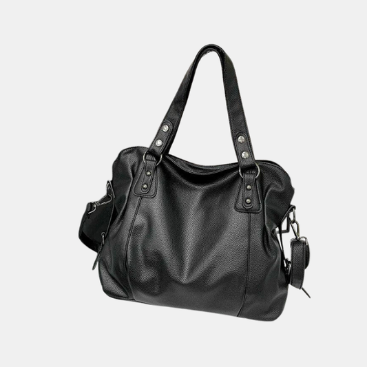 Grand Sac Cabas En Similicuir Pour Les Cours Et Le Quotidien Bags for Women Electro Paris Noir