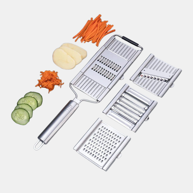 Coupe-Légumes Multifonctionnel Pour Une Préparation Facile Et Rapide Des Légumes Grater Electro Paris Édition de base (3 feuilles)