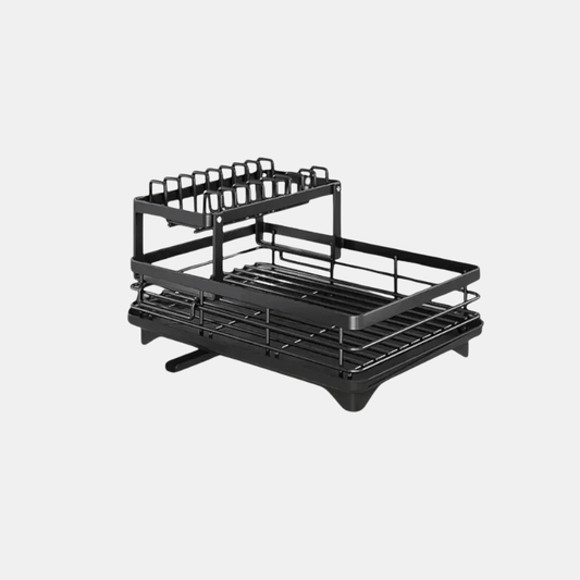 Égouttoir à Vaisselle Élégant – Organisation Moderne et Finition Luxueuse Kitchen Accessories Electro Paris Noir Blanc - Une seule couche