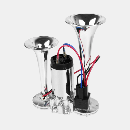 Klaxon Électrique Puissant Pour Voitures Camions Et Véhicules Utilitaires Horn Electro Paris Argent