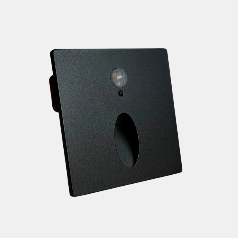 Applique Murale Avec Capteur De Mouvement Pour Éclairage De Escalier Et Ambiance Nocturne Wall Light Fixtures Electro Paris Noir A