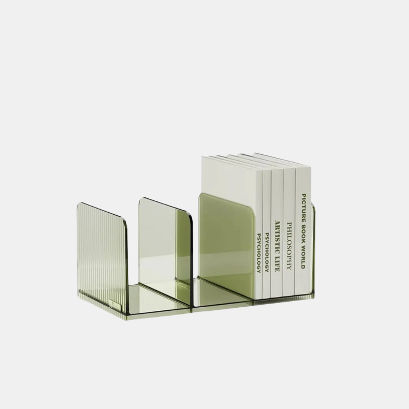Boîte de Rangement Cristalline – Élégance Moderne et Organisation Pratique Bookshelf Electro Paris Vert 150mm x 80mm x 123mm
