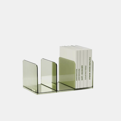 Boîte de Rangement Cristalline – Élégance Moderne et Organisation Pratique Bookshelf Electro Paris Vert 150mm x 80mm x 123mm