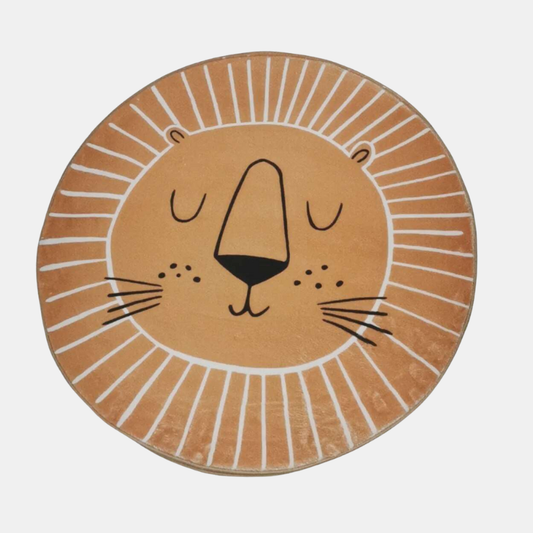 Tapis de jeu rond pour enfants Lion – Doux, Confortable et Ludique – Offre Cyber Monday