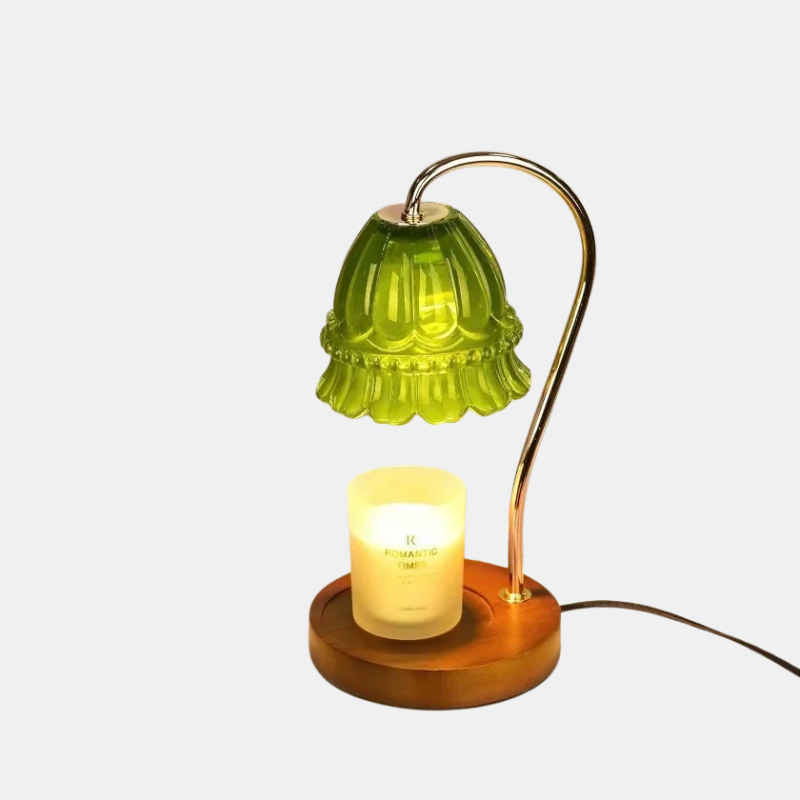 Lampe Chauffe-Bougie En Verre Avec Minuterie Et Variateur – Éclairage Doux Et Ambiance Relaxante Table Lamp Electro Paris A