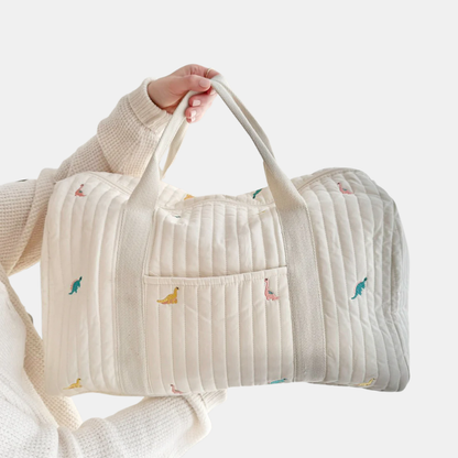 Sac Fourre-Tout Mom Essentials Duffle Avec Compartiments Pour Bébé Et Parents Doctor's bag Electro Paris Dinosaure