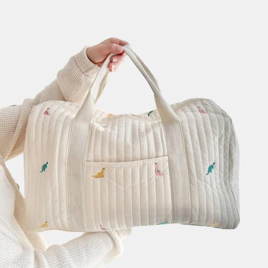 Sac Fourre-Tout Mom Essentials Duffle Avec Compartiments Pour Bébé Et Parents Doctor's bag Electro Paris Dinosaure