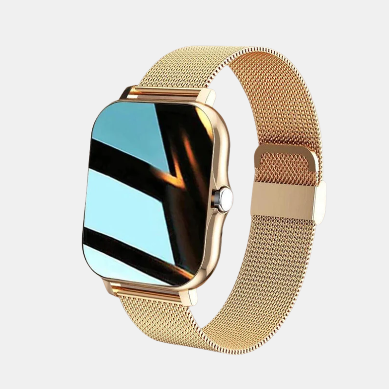 Montre Numérique Multifonction Élégante Pour Femme Suivi De Santé Activité Et Style Au Quotidien Smartwatch Electro Paris Or