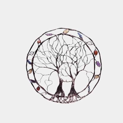 Décoration Murale Arbre De Vie Avec Énergie Positive Et Harmonie Spirituelle Home Decoration Electro Paris Multicolore