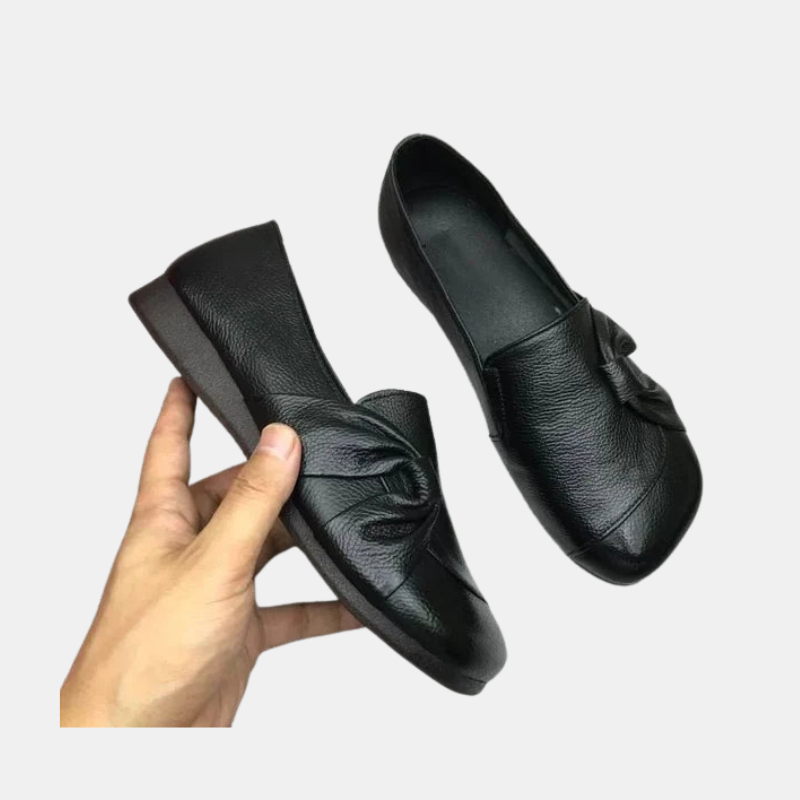 Chaussures En Cuir Pour Femmes Avec Soutien Et Semelle Antidérapante Shoes for Women Electro Paris Noir 35