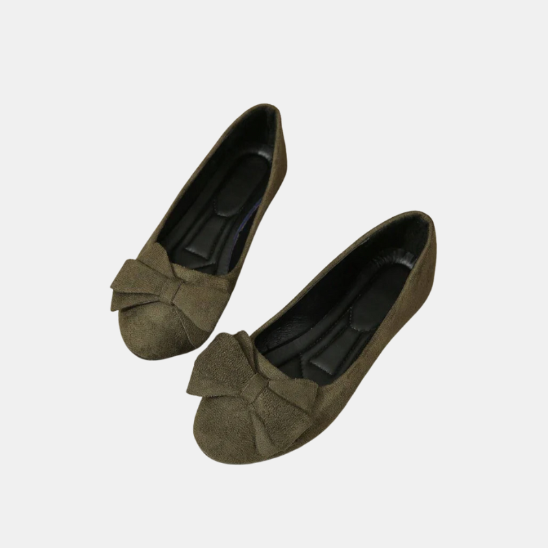 Chaussures Confort Pour Marche Quotidienne Et Soulagement Des Douleurs Flats Electro Paris Vert foncé 35