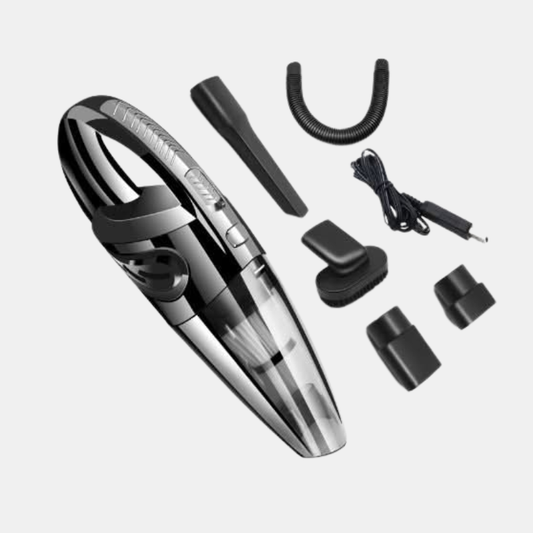 Aspirateur À Main Sans Fil Puissant Pour Nettoyage Profond À Domicile Et En Déplacement Vaccuum Electro Paris Noir