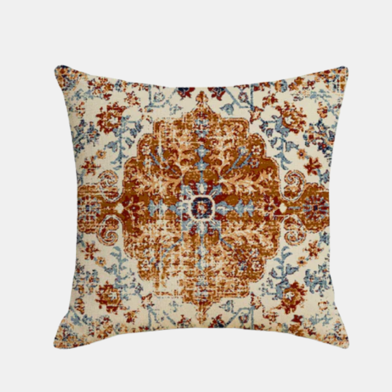 Housse de coussin ethnique pour salon – Motif marocain inspiré de l’Orient Cushion Cover Electro Paris 1 45 x 45 cm