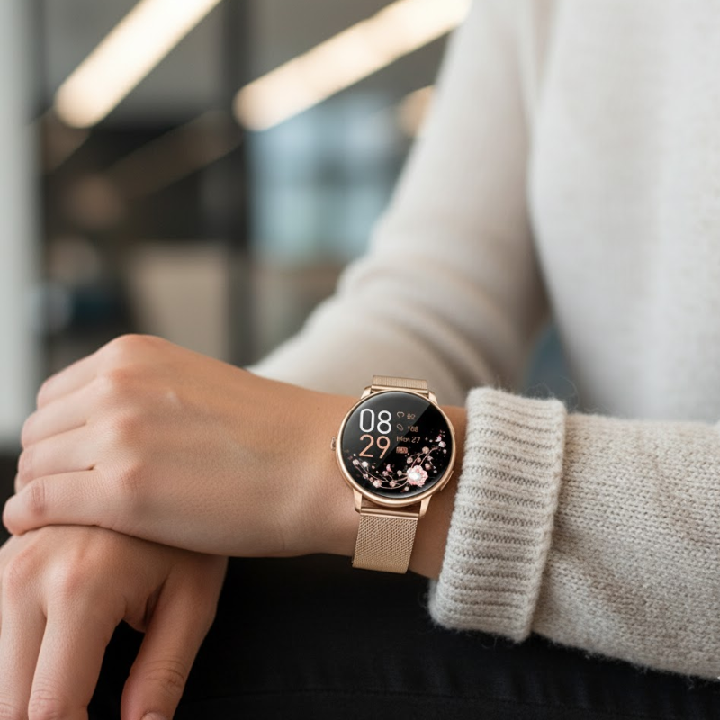 Montre Connectée Intelligente Pour Femme Élégante Et Multifonctionnelle Gadgets Smartwatch Electro Paris