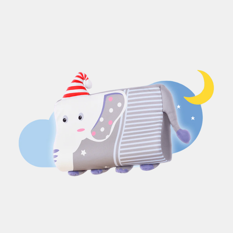 Oreiller Ergonomique En Mousse À Mémoire De Forme Pour Enfants Pour Un Sommeil Confortable Et Aligné Pillow Electro Paris Elefant
