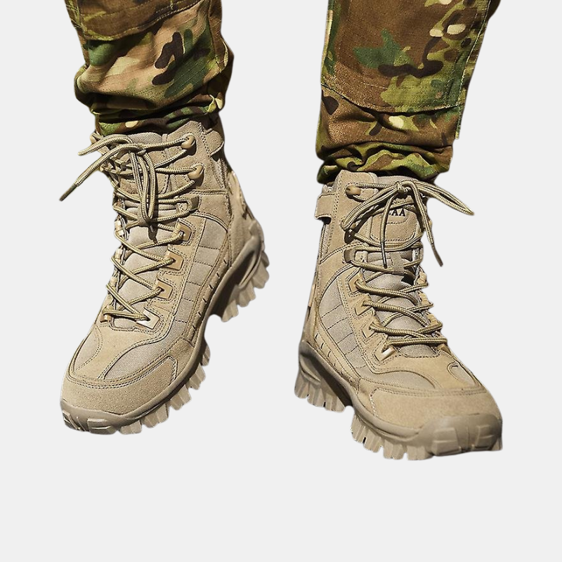 Bottes Militaires Imperméables Pour Extérieurs Avec Protection Renforcée Et Confort Tout-Terrain Boots Electro Paris Brun clair 39
