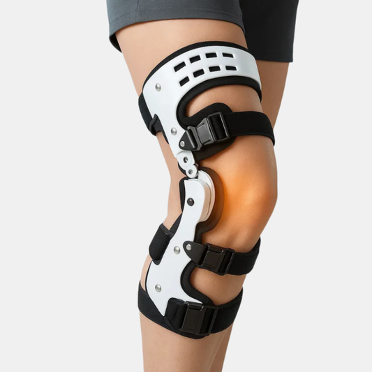 Genouillère Orthopédique Pour Arthrose Avec Support Médial Et Latéral Pour Soulagement De La Douleur Knee brace Electro Paris Droite