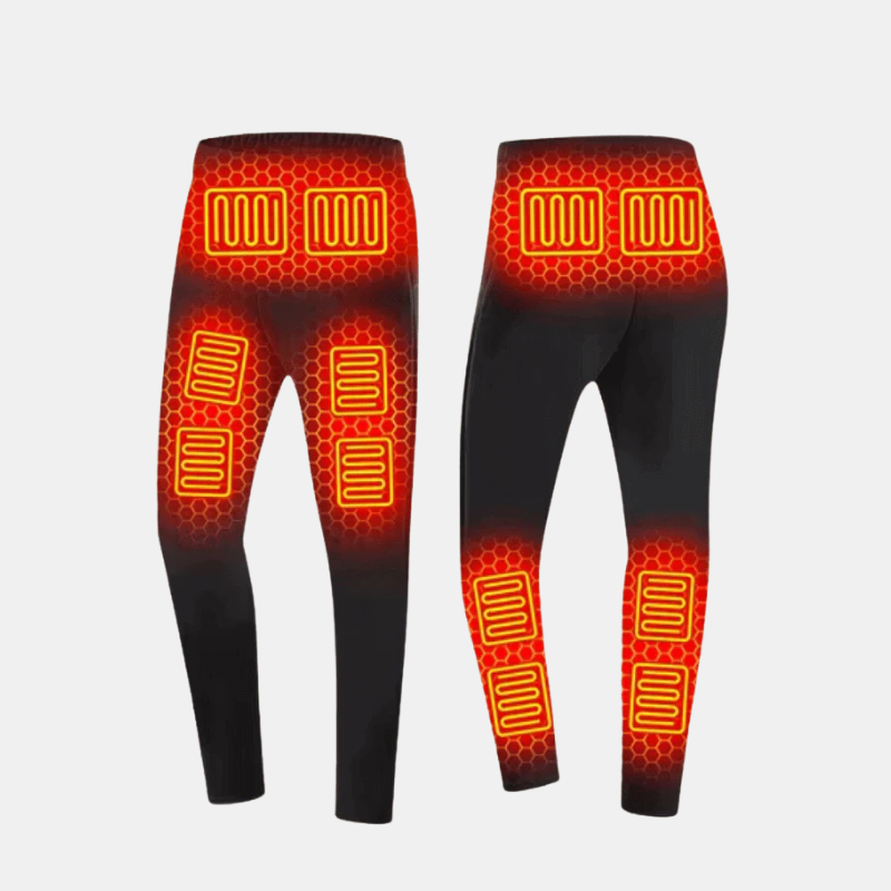 Legging Chauffant Pour Activités Extérieures Avec Chauffage USB Et Isolation Thermique Warm leggings Electro Paris Noir S