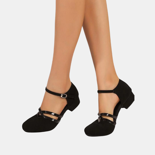 Chaussures De Danse Pour Femmes Souples Et Confortables À Talon Bas Women Shoes Electro Paris