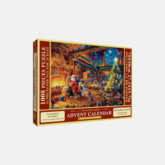 Calendrier De L’Avent Puzzle De Noël Avec 24 Jours De Plaisir Et 1008 Pièces Advent calendar Electro Paris Calendrier de l'Avent 1 pièce