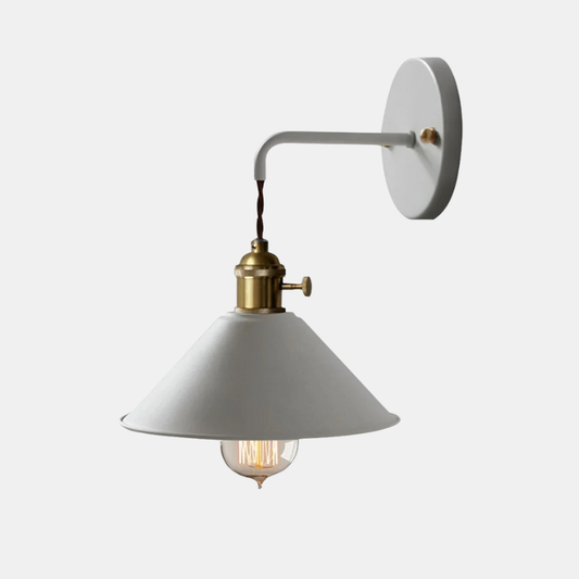 Applique Murale Métallique Au Style Rétro Vintage Pour Décoration Intérieure