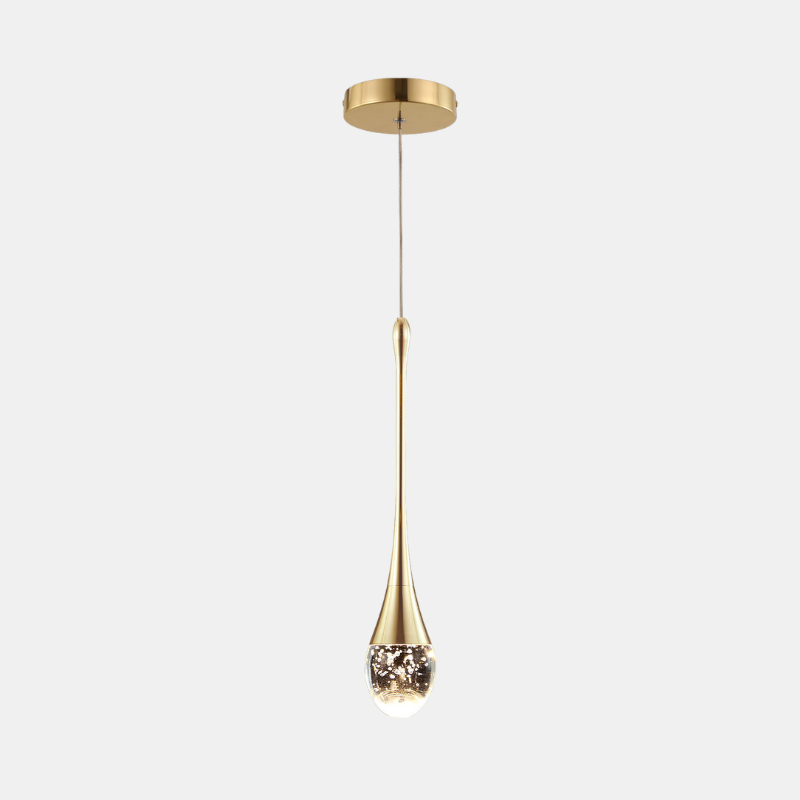 Lampe Suspendue En Verre Cristal Moderne Pour Ambiances Élégantes Et Intérieurs Contemporains Ceiling Light Fixtures Electro Paris Lampe simple dorée