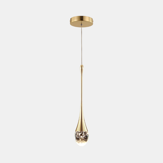 Lampe Suspendue En Verre Cristal Moderne Pour Ambiances Élégantes Et Intérieurs Contemporains Ceiling Light Fixtures Electro Paris Lampe simple dorée