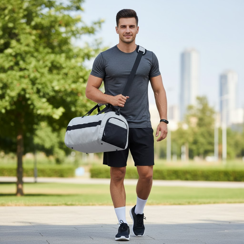 Grand Sac De Voyage Avec Compartiment Pour Chaussures Et Rangement Polyvalent Travel bag Electro Paris