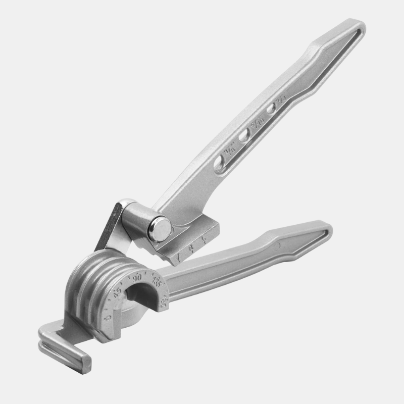 Cintreuse De Tuyaux – Tube Bender 3-En-1 En Alliage D’Aluminium Pour Tuyaux Cuivre, Laiton Et Acier Fin Bender Electro Paris Argent