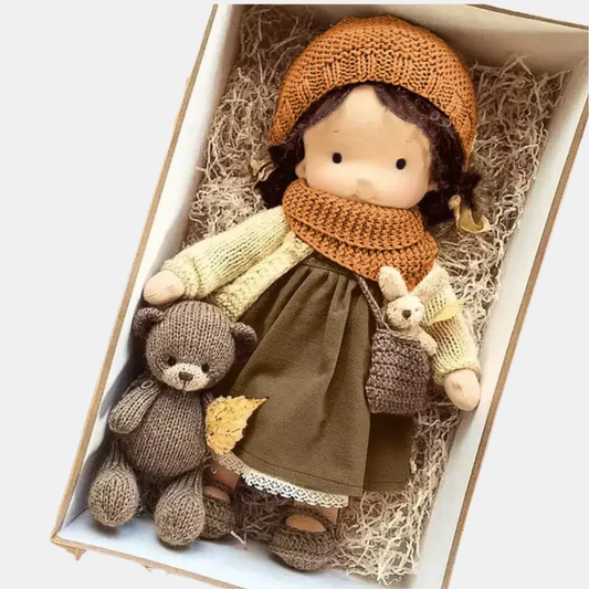 Poupée En Tissu Douce Et Réaliste Pour Enfants Avec Détails Expressifs Et Corps Câlin Doll Electro Paris A