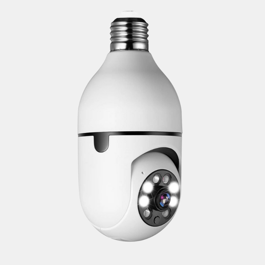 Caméra Ampoule De Sécurité Keilini Avec Vision Nocturne 1080P, Audio Bidirectionnel Et Détection De Mouvement 360°