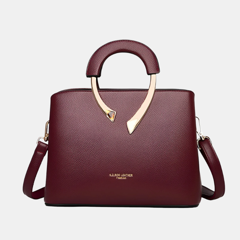 Sac à Main Tote En Cuir Luxe Pour Femme Avec Design Polyvalent Et Organisation Optimale Bags for Women Electro Paris Rouge