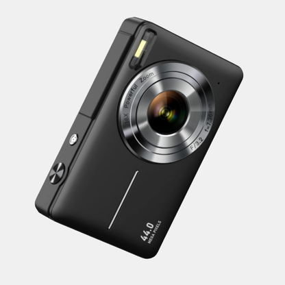 Appareil Photo Numérique Vintage Portable avec Écran HD et Design Rétro Caméra Electro Paris Noir