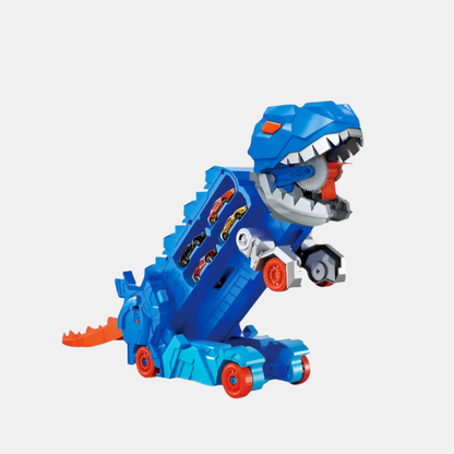 Camion Jouet Transformable En Monde De Dinosaure Avec Piste Pliable Pour Enfants Aventuriers Toys Electro Paris Bleu