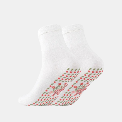 Chaussettes De Compression Révolutionnaires Pour Des Jambes Tonic Et Légères Compression socks Electro Paris Blanc