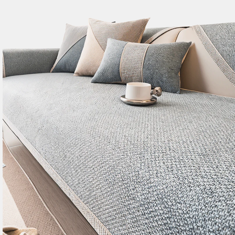 Housse De Canapé Antidérapante En Tissu Résistant Pour Salon Et Décoration Intérieure Hem & Trädgård > Dekoration > Skyddsöverdrag Electro Paris Gris clair 30x50cm