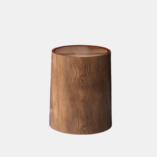 Poubelle Décorative Moderne Au Style Minimaliste Pour Un Intérieur Soigné Dustbin Electro Paris Marron