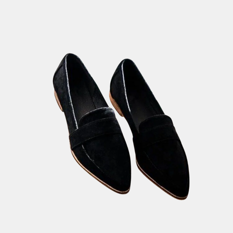Chaussures Loafer Pour Femmes Élégantes Et Confortables À Bout Pointu Women's Shoes Electro Paris Noir 35