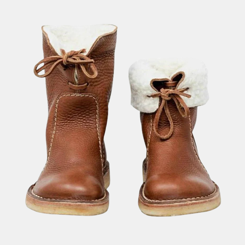 Bottes Imperméables Confortables Pour Un Style Polyvalent Et Une Protection Quotidienne Women Boots Electro Paris Marron 35